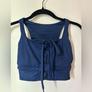 NWOT Buffbunny Lace Up Sports Bra